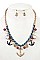 DANGLING ANCHOR NECKLACE SET