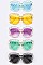 Pack of 12 Pieces Heart Studs Iconic Oversize Sunglasses LA97-J2688P