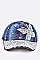 Crystal Butterfly Embellished Cap