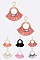 Pack of 12 Cellulite Tassel Drop Earrings Set