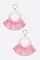 Pack of 12 Cellulite Tassel Drop Earrings Set