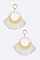 Pack of 12 Cellulite Tassel Drop Earrings Set
