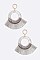 Pack of 12 Cellulite Tassel Drop Earrings Set