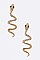 Pack of 12 Crystal Snake Studs Set