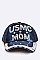 USMC MOM Crystal Embellished Cap LA-HT277X147
