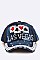 Las Vegas Crystal Patched Denim Cap LA-HT277X148