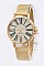 Fashionable Roman Dial Mesh Band Fashion Watch  LA 04-4202