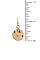 HAMMERED LINK BAR PENDANT NECKLACE SET
