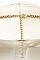 HAMMERED LINK BAR PENDANT NECKLACE SET
