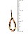 FRINGE BEAD CHAIN ACCENT NECKLACE SET