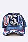Crystal USA Embelished Fashion Denim Cap LA-HT277X109D