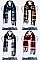 Pack of 12 Stylish Mix Plaid Fleeced Scarf Set