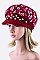 Trendy Intarsia Fleeced Visor Winter Hat LA-EMH8541