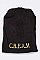 Stylish CREAM Iconic Lurex Beanie LA-HT0050