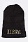 Trendy ILLEGAL Iconic Lurex Beanie LA-HT0053