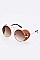 Pack of 12 Side Shade Iconic Oversize Round Sunglasses Set