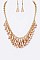 Fringe Beads Fashion Necklace Set