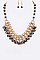 Crystal Drop Fashion Necklace Set