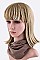 Trendy Open Top Convertible Jersey Knit Beanie
