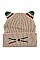 CUTE KITTEN ACCENT BEANIE