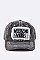 WEEKEND VIBES Glittered Distressed Cap LA-T13WKN03