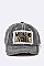 WEEKEND VIBES Glittered Distressed Cap LA-T13WKN03