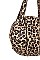 OVER SIZED ANIMAL PRINT SPHERE BAG