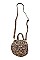 OVER SIZED ANIMAL PRINT SPHERE BAG