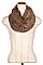 CASCADING INFINITY FAUX FUR SCARF