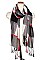 FRINGED END PLAID PATTERN SCARF