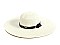 Buckled Wide Brim Straw Hat