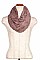 CASCADING INFINITY FAUX FUR SCARF