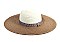 2Tone Ribbon Accent Straw Hat