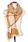 STRIPED OBLONG SCARF