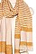 STRIPED OBLONG SCARF