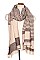 STRIPED OBLONG SCARF