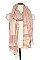 STRIPED OBLONG SCARF