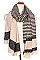 STRIPED OBLONG SCARF