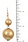 CHUNKY GOLD ACCENT BEAD NECKLACE SET