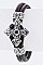 Classic Cross Toggle Leather Bracelet LAEML8067