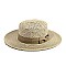 DESIGNER CHIC WOVEN FEDORA