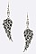 Crystal & Filigree Wing Earrings
