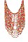 STYLISH LUSH SEED BEAD FASHION BIB NECKLACE JYMNE-6517