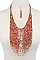 STYLISH LUSH SEED BEAD FASHION BIB NECKLACE JYMNE-6517