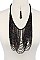 STYLISH LUSH SEED BEAD FASHION BIB NECKLACE JYMNE-6517