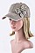 Crystal Butterfly Fashion Cap LA-35019MF015