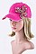 Crystal Butterfly Fashion Cap LA-35019MF015