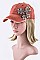 Crystal Butterfly Fashion Cap LA-35019MF015