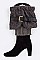 Buckled Plush Boot Toppers LA-BT264X148DD