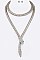 DOUBLE WRAPPED SNAKE NECKLACE SET